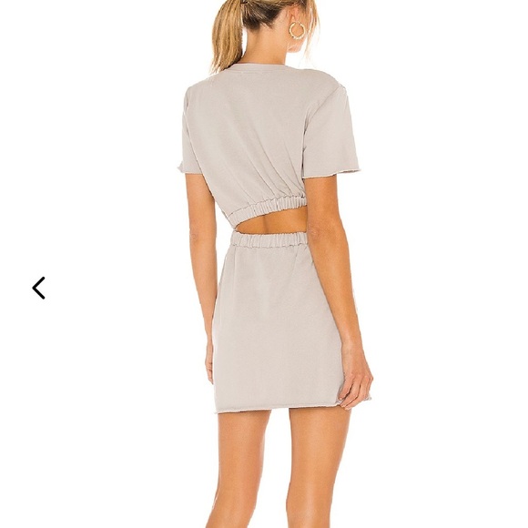 Lovers + Friends Sandstone Midriff Cutout Sweater Dress Size M NWT - Picture 2 of 10